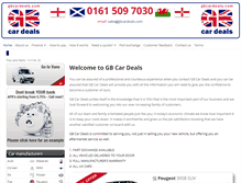 Tablet Screenshot of gbcardeals.com